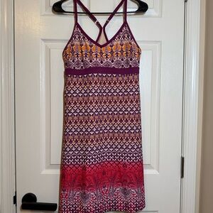 Athleta Purple and Red Mini Dress